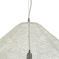 GLOBOSTAR® KENTUCKY 01868 Vintage Κρεμαστό Φωτιστικό Οροφής με Ντουί 1 x E27 AC 220-240V IP20 - Μπεζ - Μ90 x Π90 x Υ70cm