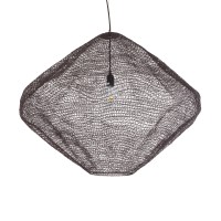 GLOBOSTAR® KENTUCKY 01869 Vintage Κρεμαστό Φωτιστικό Οροφής με Ντουί 1 x E27 AC 220-240V IP20 - Καφέ - Μ90 x Π90 x Υ70cm