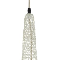 GLOBOSTAR® KENTUCKY 01871 Vintage Κρεμαστό Φωτιστικό Οροφής με Ντουί 1 x E27 AC 220-240V IP20 - Μπεζ - Μ35 x Π35 x Υ60cm