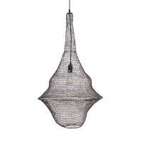 GLOBOSTAR® KENTUCKY 01875 Vintage Κρεμαστό Φωτιστικό Οροφής με Ντουί 1 x E27 AC 220-240V IP20 - Καφέ - Μ50 x Π50 x Υ90cm