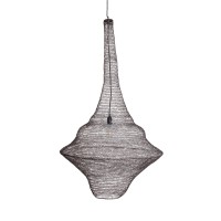 GLOBOSTAR® KENTUCKY 01878 Vintage Κρεμαστό Φωτιστικό Οροφής με Ντουί 1 x E27 AC 220-240V IP20 - Καφέ - Μ80 x Π80 x Υ140cm