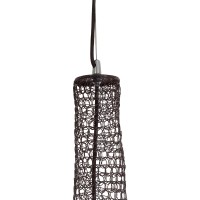 GLOBOSTAR® KENTUCKY 01878 Vintage Κρεμαστό Φωτιστικό Οροφής με Ντουί 1 x E27 AC 220-240V IP20 - Καφέ - Μ80 x Π80 x Υ140cm