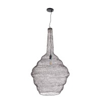 GLOBOSTAR® KENTUCKY 01884 Vintage Κρεμαστό Φωτιστικό Οροφής με Ντουί 1 x E27 AC 220-240V IP20 - Καφέ - Μ60 x Π60 x Υ90cm