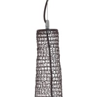 GLOBOSTAR® KENTUCKY 01884 Vintage Κρεμαστό Φωτιστικό Οροφής με Ντουί 1 x E27 AC 220-240V IP20 - Καφέ - Μ60 x Π60 x Υ90cm