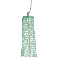 GLOBOSTAR® KENTUCKY 01885 Vintage Κρεμαστό Φωτιστικό Οροφής με Ντουί 1 x E27 AC 220-240V IP20 - Τιρκουάζ - Μ60 x Π60 x Υ90cm