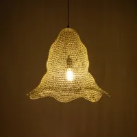 GLOBOSTAR® KENTUCKY 01889 Vintage Κρεμαστό Φωτιστικό Οροφής με Ντουί 1 x E27 AC 220-240V IP20 - Λευκό - Μ50 x Π50 x Υ48cm