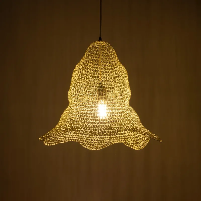 GLOBOSTAR® KENTUCKY 01889 Vintage Κρεμαστό Φωτιστικό Οροφής με Ντουί 1 x E27 AC 220-240V IP20 - Λευκό - Μ50 x Π50 x Υ48cm