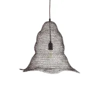 GLOBOSTAR® KENTUCKY 01890 Vintage Κρεμαστό Φωτιστικό Οροφής με Ντουί 1 x E27 AC 220-240V IP20 - Καφέ - Μ50 x Π50 x Υ48cm
