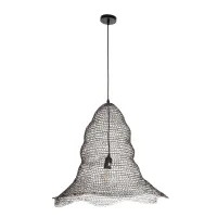 GLOBOSTAR® KENTUCKY 01893 Vintage Κρεμαστό Φωτιστικό Οροφής με Ντουί 1 x E27 AC 220-240V IP20 - Καφέ - Μ60 x Π60 x Υ52cm