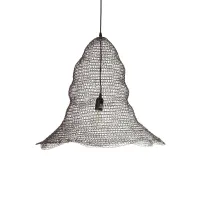 GLOBOSTAR® KENTUCKY 01893 Vintage Κρεμαστό Φωτιστικό Οροφής με Ντουί 1 x E27 AC 220-240V IP20 - Καφέ - Μ60 x Π60 x Υ52cm