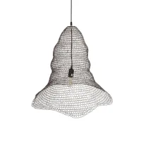 GLOBOSTAR® KENTUCKY 01893 Vintage Κρεμαστό Φωτιστικό Οροφής με Ντουί 1 x E27 AC 220-240V IP20 - Καφέ - Μ60 x Π60 x Υ52cm