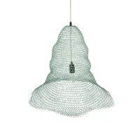 GLOBOSTAR® KENTUCKY 01894 Vintage Κρεμαστό Φωτιστικό Οροφής με Ντουί 1 x E27 AC 220-240V IP20 - Τιρκουάζ - Μ60 x Π60 x Υ52cm