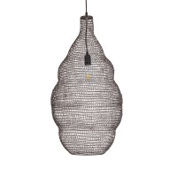 GLOBOSTAR® KENTUCKY 01896 Vintage Κρεμαστό Φωτιστικό Οροφής με Ντουί 1 x E27 AC 220-240V IP20 - Καφέ - Μ40 x Π40 x Υ70cm