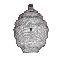 GLOBOSTAR® KENTUCKY 01902 Vintage Κρεμαστό Φωτιστικό Οροφής με Ντουί 1 x E27 AC 220-240V IP20 - Καφέ - Μ80 x Π80 x Y110cm