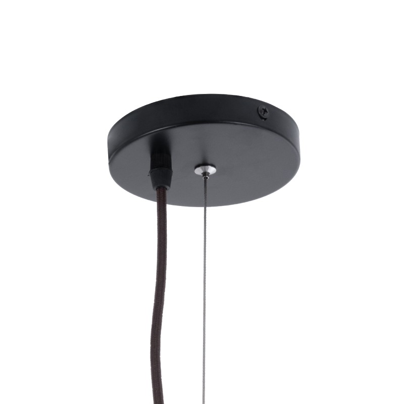 GLOBOSTAR® KENTUCKY 01902 Vintage Κρεμαστό Φωτιστικό Οροφής με Ντουί 1 x E27 AC 220-240V IP20 - Καφέ - Μ80 x Π80 x Y110cm