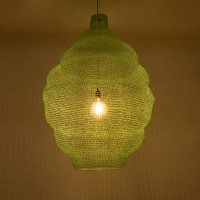 GLOBOSTAR® KENTUCKY 01903 Vintage Κρεμαστό Φωτιστικό Οροφής με Ντουί 1 x E27 AC 220-240V IP20 - Τιρκουάζ - Μ80 x Π80 x Y110cm