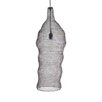 GLOBOSTAR® KENTUCKY 01905 Vintage Κρεμαστό Φωτιστικό Οροφής με Ντουί 1 x E27 AC 220-240V IP20 - Καφέ - Μ30 x Π30 x Y80cm
