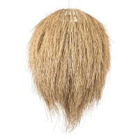 GLOBOSTAR® ARCHIPELAGO 01913 Boho Κρεμαστό Φωτιστικό Οροφής με Ντουί 1 x E27 AC 220-240V IP20 - Μπεζ - Μ80 x Π80 x Υ100cm