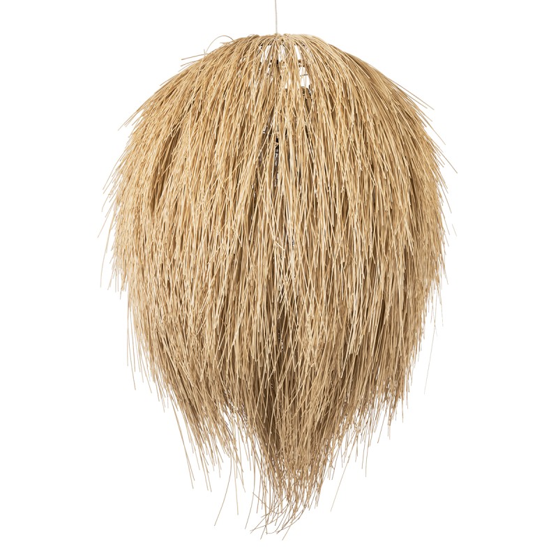 GLOBOSTAR® ARCHIPELAGO 01913 Boho Κρεμαστό Φωτιστικό Οροφής με Ντουί 1 x E27 AC 220-240V IP20 - Μπεζ - Μ80 x Π80 x Υ100cm
