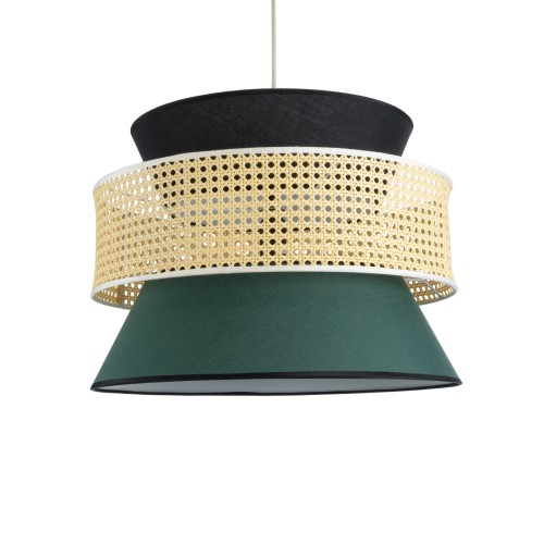 GLOBOSTAR® SAIGE 01916 Boho Κρεμαστό Φωτιστικό Οροφής με Ντουί 1 x E27 AC 220-240V IP20 - Πολύχρωμο - Μ50 x Π50 x Υ36cm