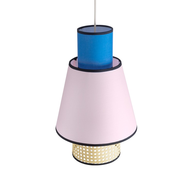 GLOBOSTAR® SAIGE 01921 Boho Κρεμαστό Φωτιστικό Οροφής με Ντουί 1 x E27 AC 220-240V IP20 - Πολύχρωμο - Μ30 x Π30 x Υ48cm