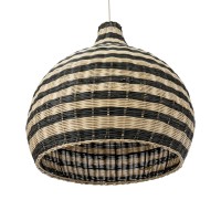 GLOBOSTAR® JAMAICA 01955 Boho Κρεμαστό Φωτιστικό Οροφής με Ντουί 1 x E27 AC 220-240V IP20 - Μπεζ & Λαδί - Μ60 x Π60 x Υ60cm