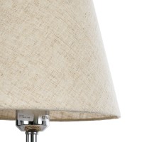 GLOBOSTAR® HASUMI 01956 Boho Επιτραπέζιο Φωτιστικό Πορτατίφ με Ντουί 1 x E27 AC 220-240V IP20 - Μπεζ - Μ23 x Π23 x Υ40cm