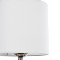 GLOBOSTAR® HASUMI 01958 Boho Επιτραπέζιο Φωτιστικό Πορτατίφ με Ντουί 1 x E27 AC 220-240V IP20 - Μπεζ & Λευκό - Μ18 x Π18 x Υ36cm
