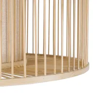 GLOBOSTAR® POPPY 01988 Boho Επιδαπέδιο Φωτιστικό με Ντουί 1 x E27 AC 220-240V IP20 - Μπεζ - Μ58 x Π58 x Υ145cm