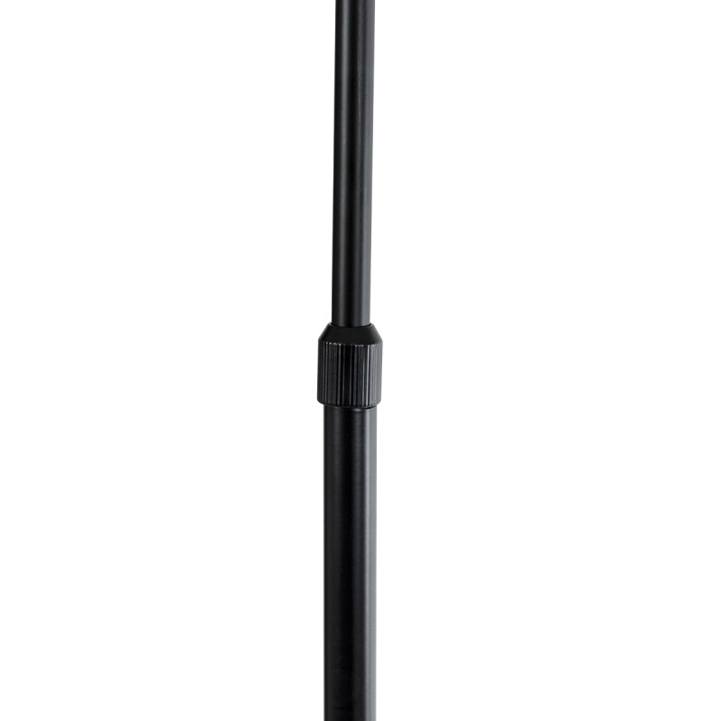 GLOBOSTAR® CORDELIA 02026 Μοντέρνο Επιδαπέδιο Φωτιστικό με Ντουί 1 x E27 AC 220-240V IP20 - Μαύρο & Λευκό - Μ30 x Π38 x Υ180cm