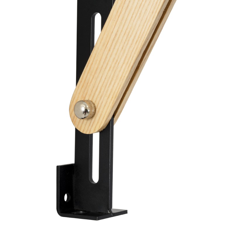 GLOBOSTAR® TALISHA 02028 Μοντέρνο Φωτιστικό Τοίχου - Απλίκα με Ντουί 1 x E27 AC 220-240V IP20 - Μπεζ - Μ100 x Π15 x Υ36cm