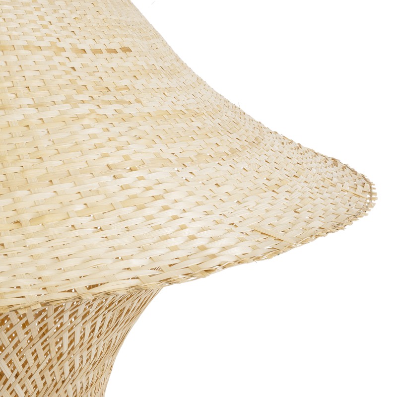 GLOBOSTAR® JUNIPER 02047 Boho Κρεμαστό Φωτιστικό Οροφής με Ντουί 1 x E27 AC 220-240V IP20 - Μπεζ - Μ100 x Π100 x Υ90cm