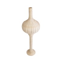 GLOBOSTAR® ALADDIN 02050 Boho Επιδαπέδιο Φωτιστικό με Ντουί 1 x E27 AC 220-240V IP20 - Μπεζ - Μ40 x Π40 x Υ120cm
