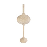 GLOBOSTAR® ALADDIN 02052 Boho Επιδαπέδιο Φωτιστικό με Ντουί 1 x E27 AC 220-240V IP20 - Μπεζ - Μ60 x Π60 x Υ180cm