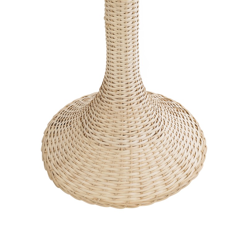 GLOBOSTAR® ALADDIN 02052 Boho Επιδαπέδιο Φωτιστικό με Ντουί 1 x E27 AC 220-240V IP20 - Μπεζ - Μ60 x Π60 x Υ180cm