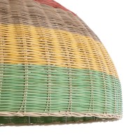 GLOBOSTAR® CABALLEROS 02054 Boho Κρεμαστό Φωτιστικό Οροφής με Ντουί 1 x E27 AC 220-240V IP20 - Πολύχρωμο - Μ70 x Π70 x Υ48cm