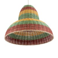 GLOBOSTAR® CABALLEROS 02058 Boho Κρεμαστό Φωτιστικό Οροφής με Ντουί 1 x E27 AC 220-240V IP20 - Πολύχρωμο - Μ70 x Π70 x Υ60cm