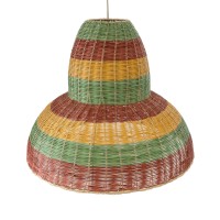 GLOBOSTAR® CABALLEROS 02058 Boho Κρεμαστό Φωτιστικό Οροφής με Ντουί 1 x E27 AC 220-240V IP20 - Πολύχρωμο - Μ70 x Π70 x Υ60cm