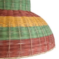 GLOBOSTAR® CABALLEROS 02058 Boho Κρεμαστό Φωτιστικό Οροφής με Ντουί 1 x E27 AC 220-240V IP20 - Πολύχρωμο - Μ70 x Π70 x Υ60cm