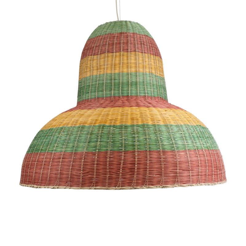 GLOBOSTAR® CABALLEROS 02059 Boho Κρεμαστό Φωτιστικό Οροφής με Ντουί 1 x E27 AC 220-240V IP20 - Πολύχρωμο - Μ100 x Π100 x Υ80cm