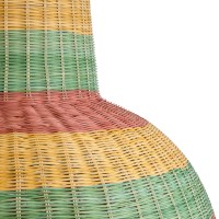 GLOBOSTAR® CABALLEROS 02059 Boho Κρεμαστό Φωτιστικό Οροφής με Ντουί 1 x E27 AC 220-240V IP20 - Πολύχρωμο - Μ100 x Π100 x Υ80cm