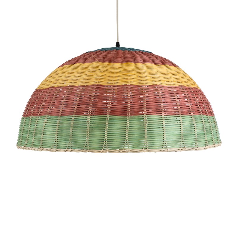 GLOBOSTAR® CABALLEROS 02061 Boho Κρεμαστό Φωτιστικό Οροφής με Ντουί 1 x E27 AC 220-240V IP20 - Πολύχρωμο - Μ70 x Π70 x Υ34cm