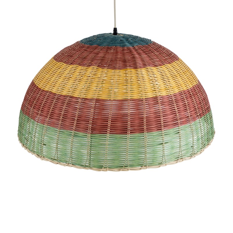 GLOBOSTAR® CABALLEROS 02061 Boho Κρεμαστό Φωτιστικό Οροφής με Ντουί 1 x E27 AC 220-240V IP20 - Πολύχρωμο - Μ70 x Π70 x Υ34cm