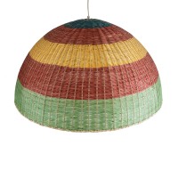 GLOBOSTAR® CABALLEROS 02062 Boho Κρεμαστό Φωτιστικό Οροφής με Ντουί 1 x E27 AC 220-240V IP20 - Πολύχρωμο - Μ100 x Π100 x Υ53cm