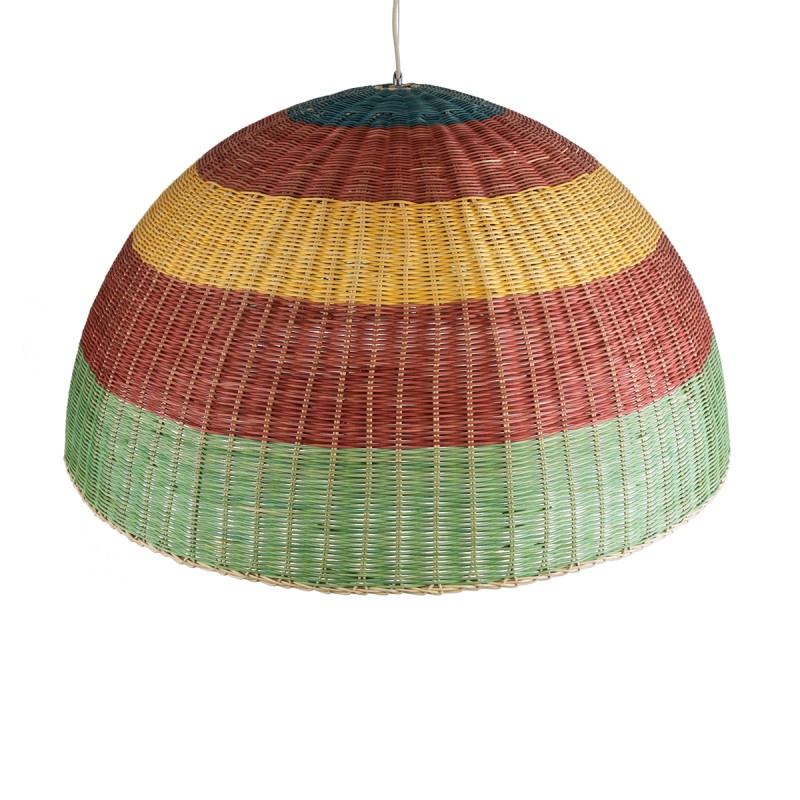 GLOBOSTAR® CABALLEROS 02062 Boho Κρεμαστό Φωτιστικό Οροφής με Ντουί 1 x E27 AC 220-240V IP20 - Πολύχρωμο - Μ100 x Π100 x Υ53cm