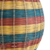 GLOBOSTAR® CABALLEROS 02065 Boho Κρεμαστό Φωτιστικό Οροφής με Ντουί 1 x E27 AC 220-240V IP20 - Πολύχρωμο - Μ40 x Π40 x Υ50cm