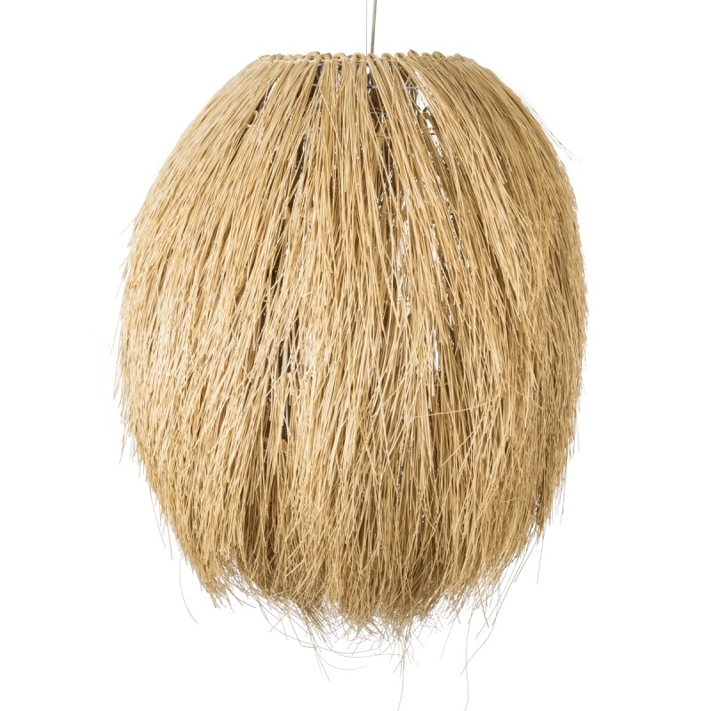 GLOBOSTAR® ARCHIPELAGO 02067 Boho Κρεμαστό Φωτιστικό Οροφής με Ντουί 1 x E27 AC 220-240V IP20 - Μπεζ - Μ100 x Π100 x Υ120cm