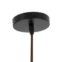 GLOBOSTAR® SALERNO 02079 Boho Κρεμαστό Φωτιστικό Οροφής με Ντουί 1 x E27 AC 220-240V IP20 - Πολύχρωμο - Μ50 x Π50 x Υ90cm