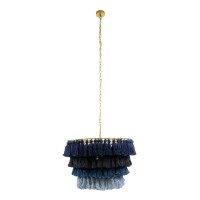 GLOBOSTAR® MISSOULA 02089 Boho Κρεμαστό Φωτιστικό Οροφής με Ντουί 1 x E27 AC 220-240V IP20 - Πολύχρωμο - Μ60 x Π60 x Υ40cm
