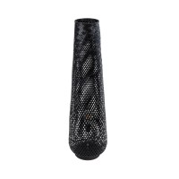 GLOBOSTAR® MAMIZU 02110 Boho Επιδαπέδιο Φωτιστικό με Ντουί 1 x E27 AC 220-240V IP20 - Μαύρο - Μ28 x Π28 x Υ93cm